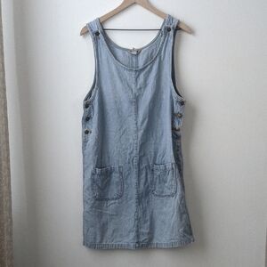❤️ Vintage Women's Denim Dress Northwest Blue Brand Size M 100% Cotton